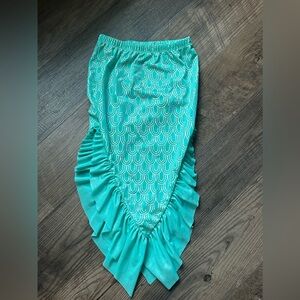 Girls mermaid long skirt (6/6x)
